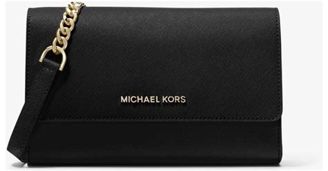 saffiano leather 3-in-1 crossbody michael kors